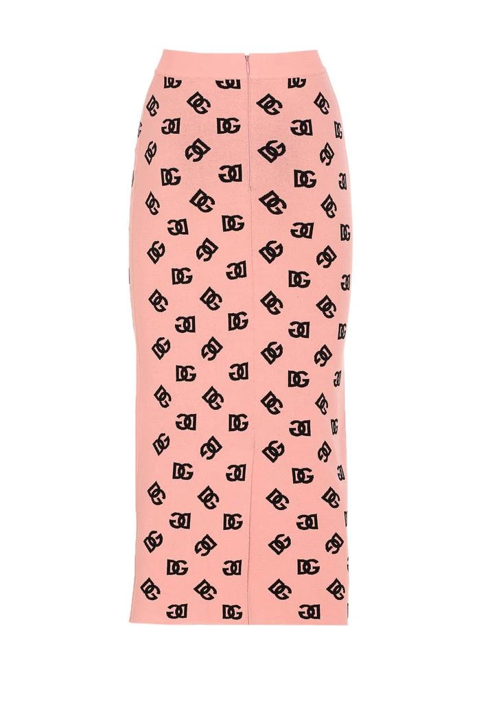 Dolce 
Gabbana Dolce 
Gabbana DG Logo Jacquard Midi Pencil Skirt 2