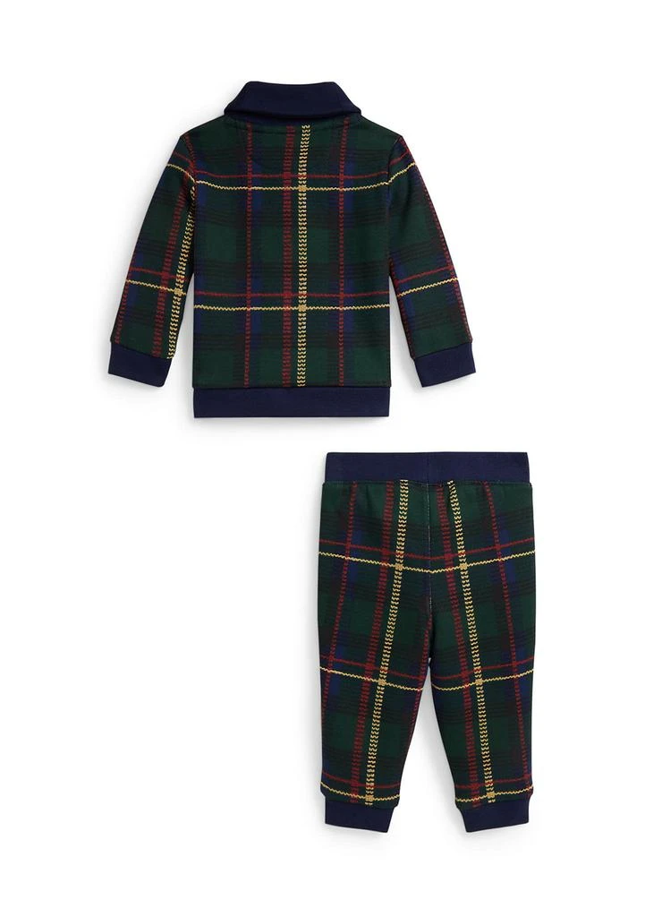Ralph Lauren Baby Boys Plaid Fleece Sweatshirt 
Pant Set 2
