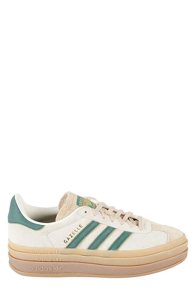 adidas gazelle silver green womens adidas ORIGINALS Gazelle Bold Trainers