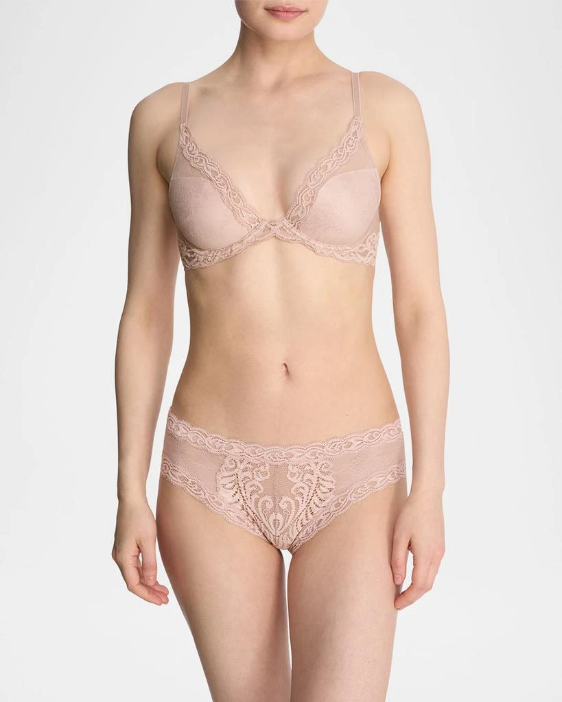 Natori Feathers Contour Plunge Bra 6