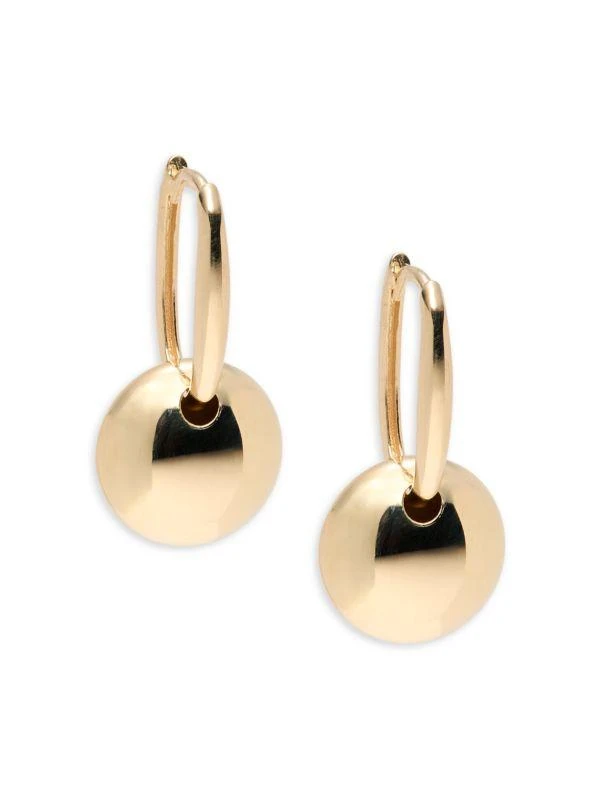 Saks Fifth Avenue 14K Yellow Gold Drop Earrings 1