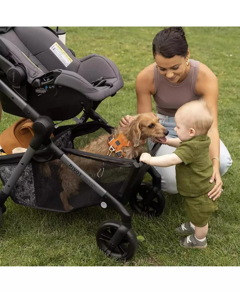 Evenflo Pivot Troop Child Pet Modular Travel System with Litemax ICS 10