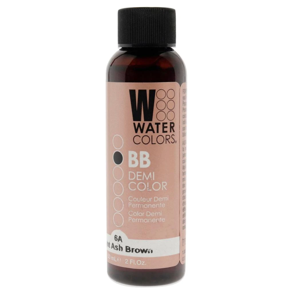 Tressa Watercolors BB Demi-Permanent Hair Color - 6A Medium Ash Brown by  for Unisex - 2 oz Hair Color