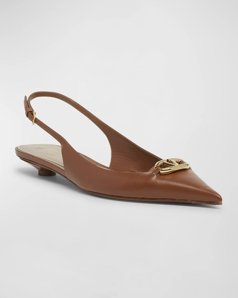Valentino Moon VLogo Slingback Ballerina Flats 3