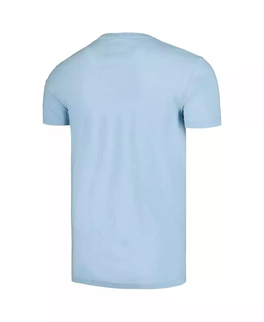 American Needle Men's Blue Distressed Pabst Blue Ribbon Vintage-Like Fade T-shirt 3
