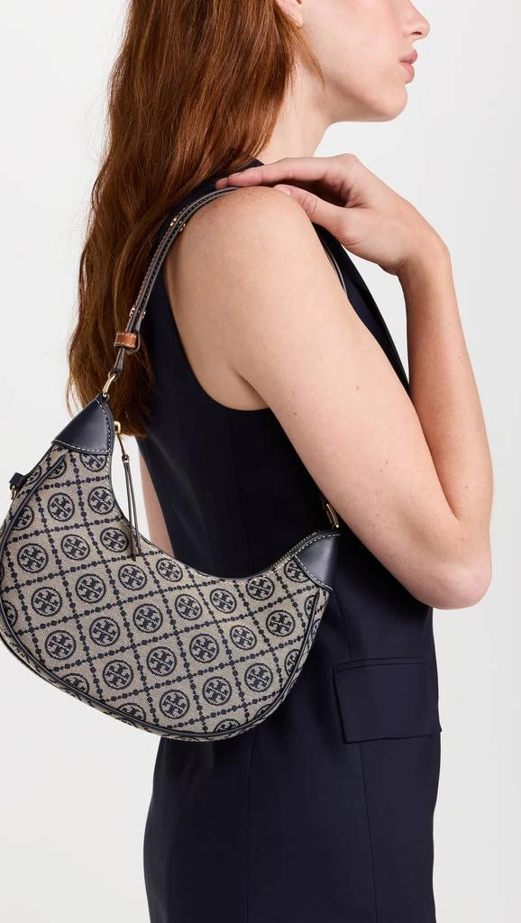 Tory Burch T Monogram Crescent Bag 2
