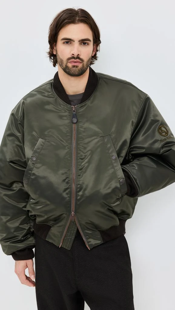Acne Studios Olive Bomber Jacket 6
