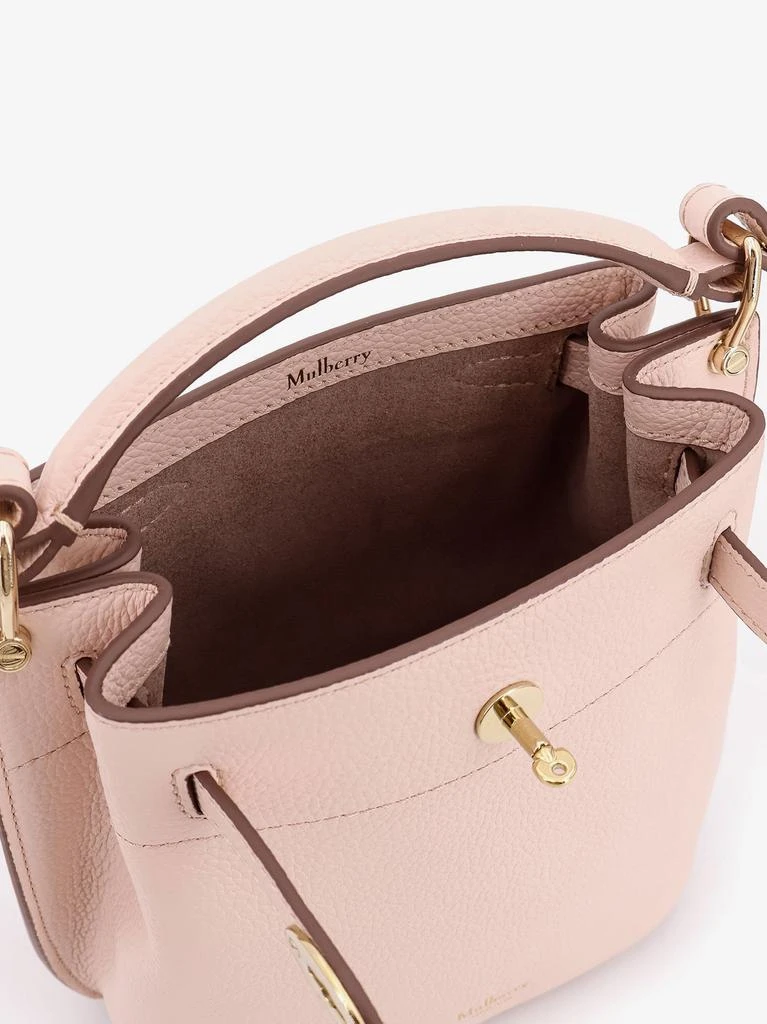Mulberry Leather bucket bag with logo 4
