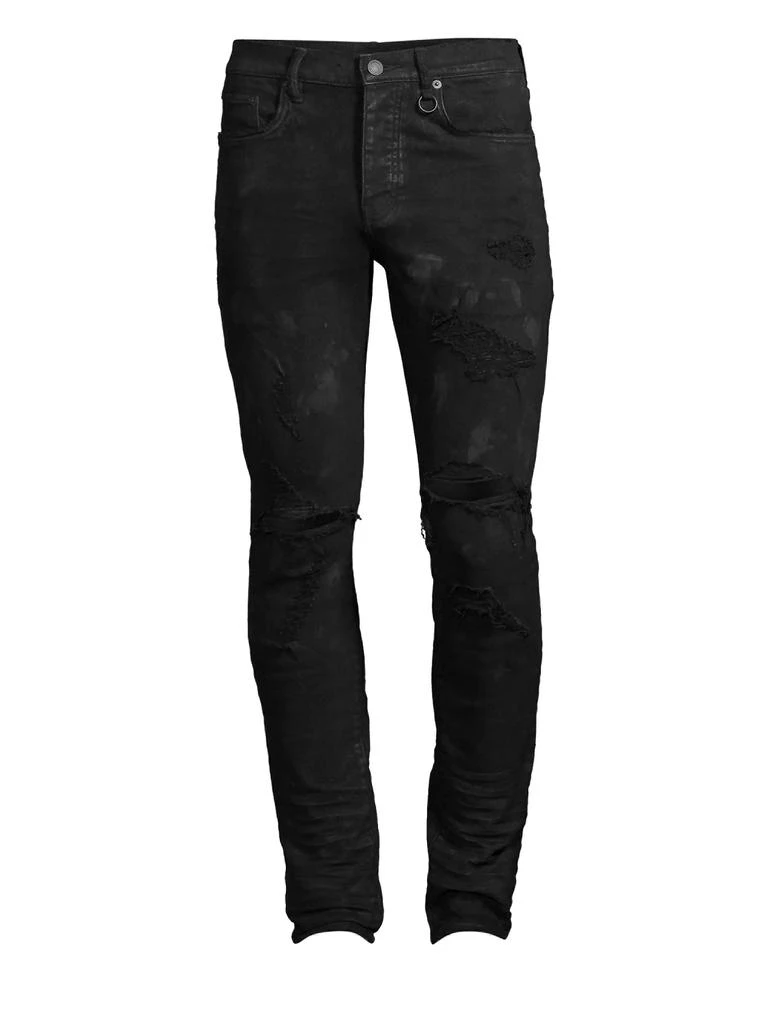 Purple Brand Stretch Destroyed Slim-Fit Jeans 7