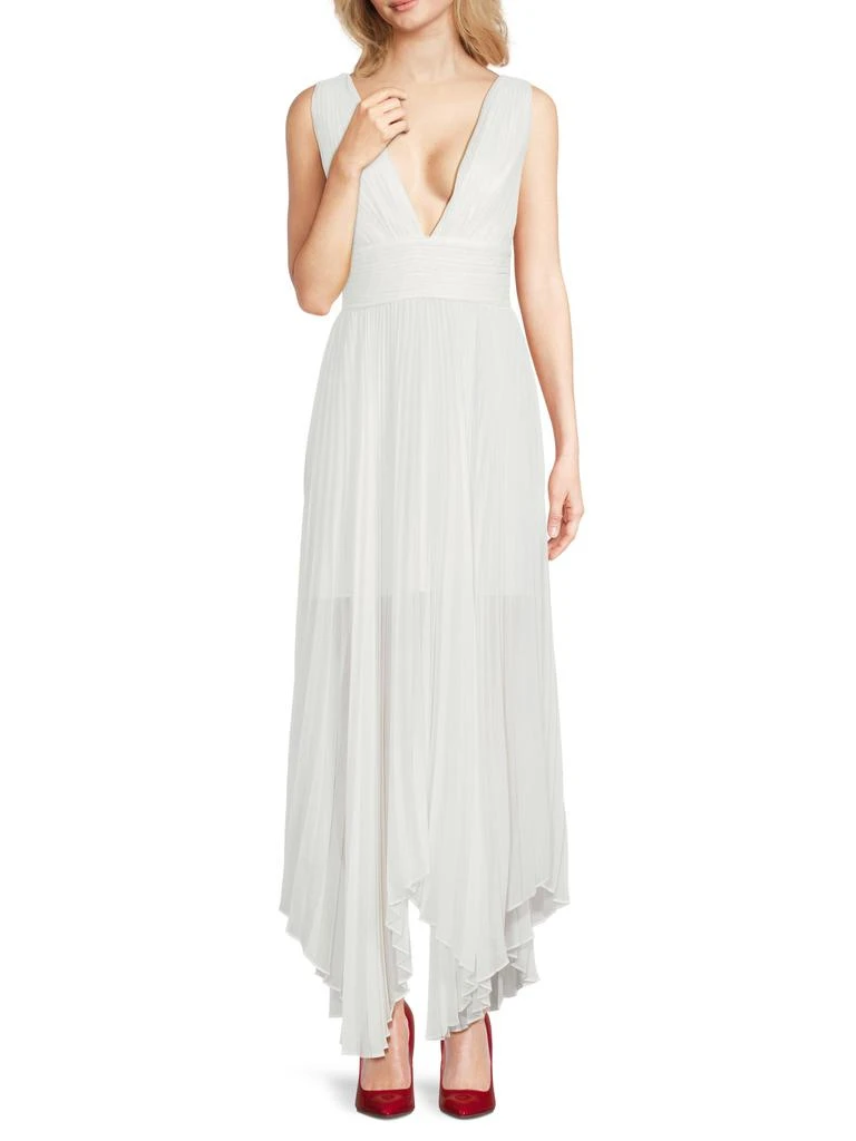 alice and olivia asymmetrical dress Rust Tailored Asymmetric Mini Dress