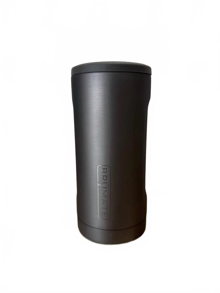BRUMATE Hopsulator Slim 12Oz Can Cooler In Black Stainless 2