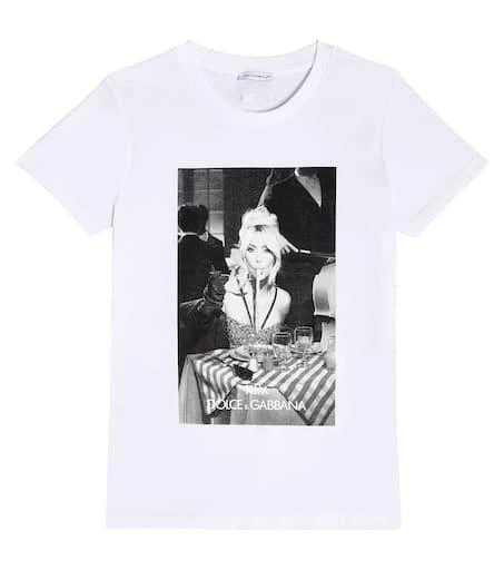 Dolce & Gabbana “Ciao, Kim” printed cotton T-shirt 1