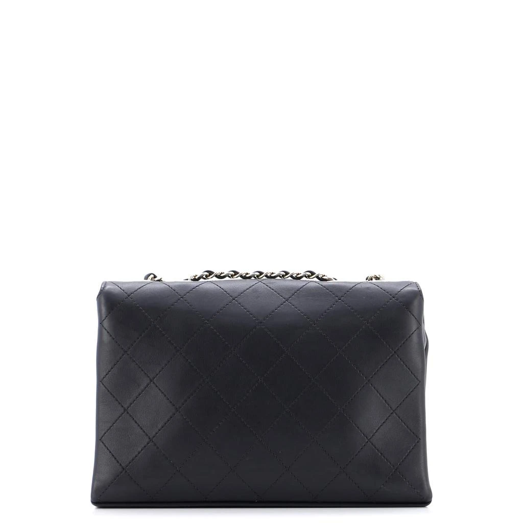 Chanel 3 Compartment Flap Bag Quilted Calfskin Medium 3