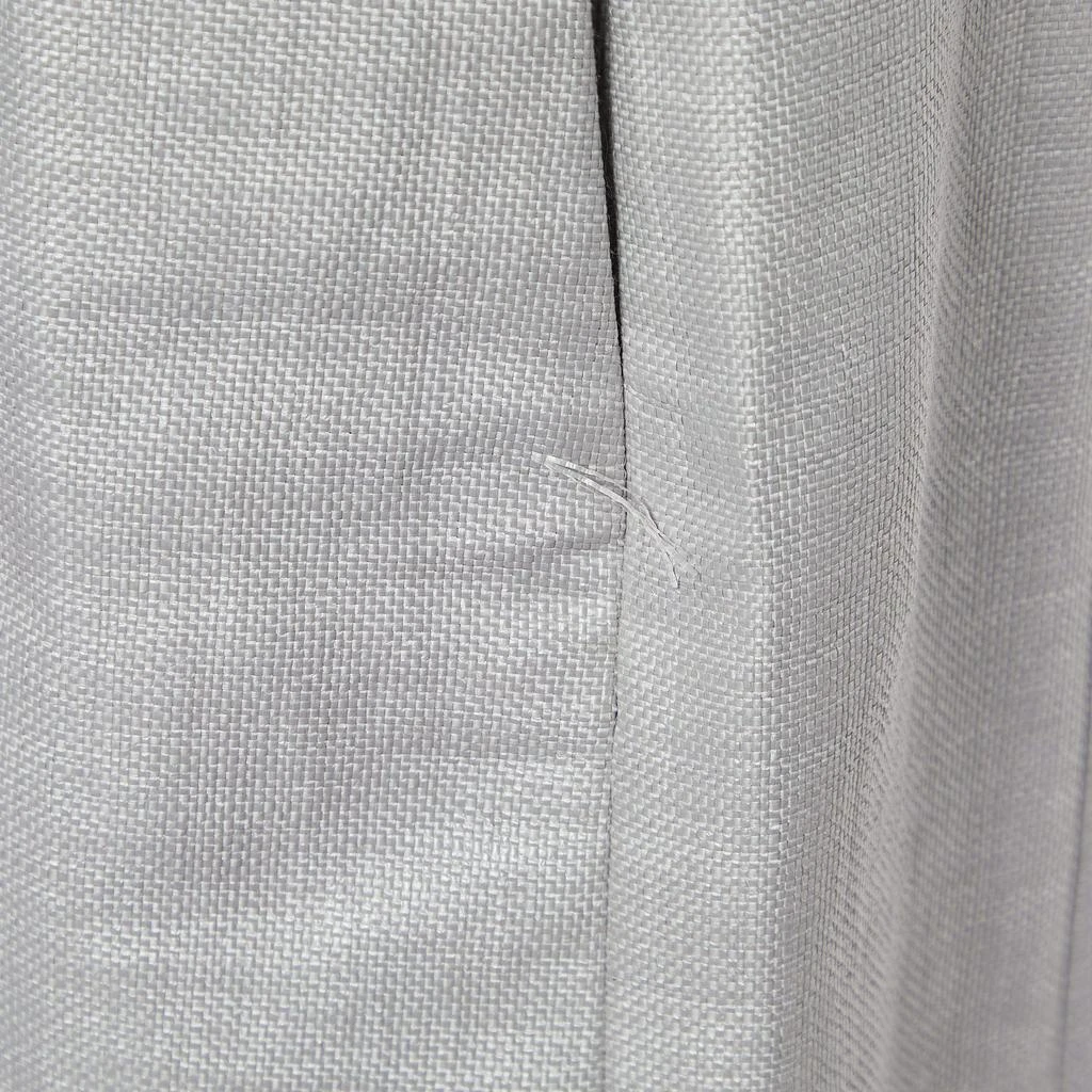 Emporio Armani Emporio Armani Grey Nylon Single Breasted Blazer & Skirt Set M 4