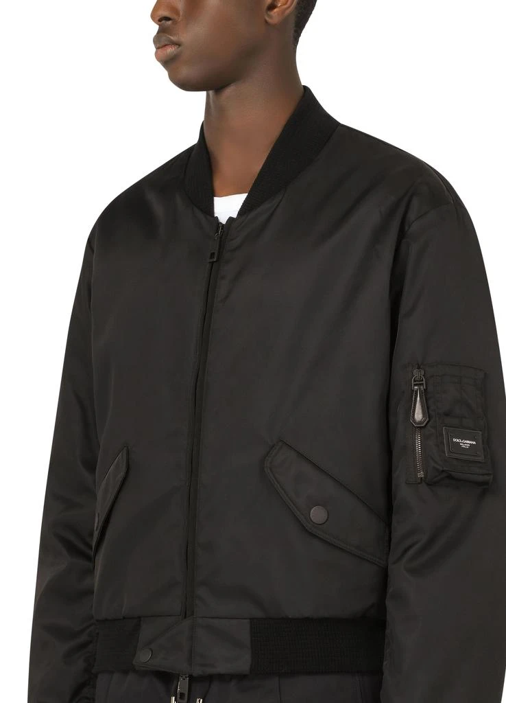 Dolce & Gabbana Nylon jacket with branded plate 4