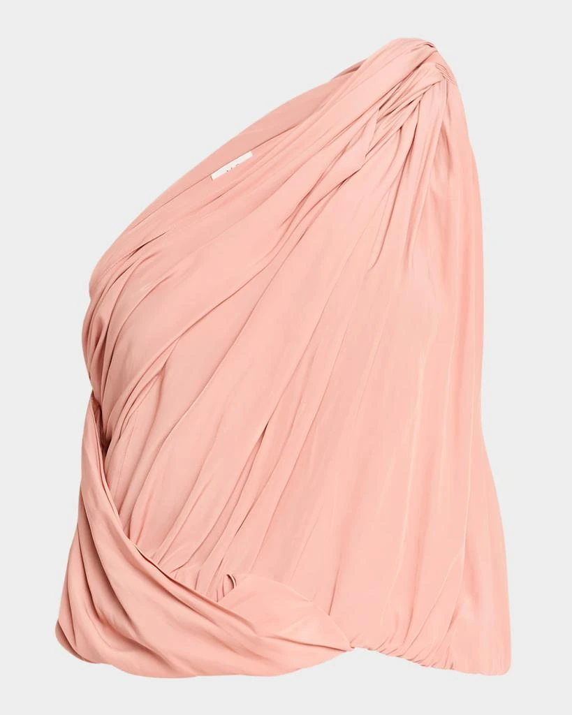 A.L.C. Petra Draped One-Shoulder Top 1