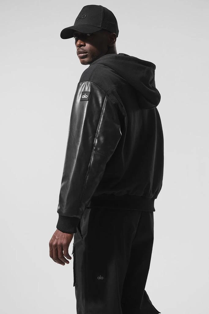 Alo Select Hooded Bomber Jacket - Bone 3