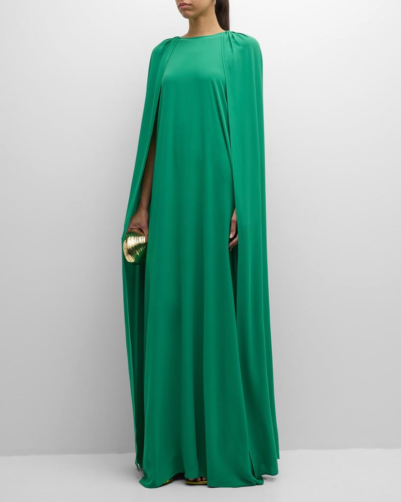 BERNADETTE Minnie Cape Maxi Dress