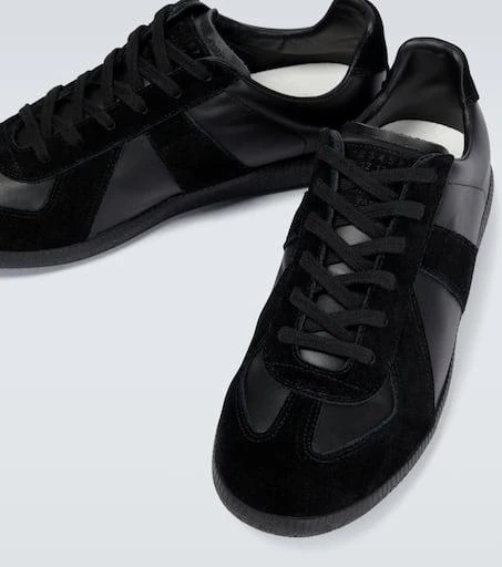 MAISON MARGIELA Replica leather and suede sneakers 3