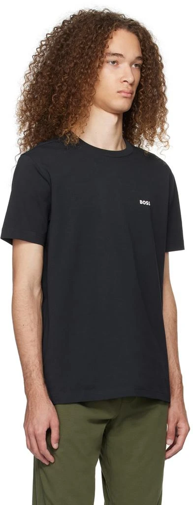 Hugo Boss Navy Bonded T-Shirt 2