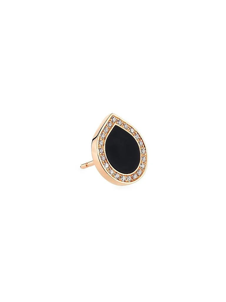 Repossi Antifer 18K Rose Gold, Gemstone & 0.08 TCW Diamond Single Stud Earring 1