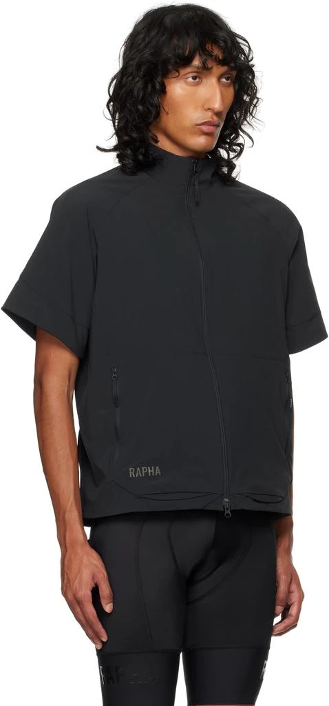 Rapha Black Insulated Short Sleeve Jersey Jacket 2