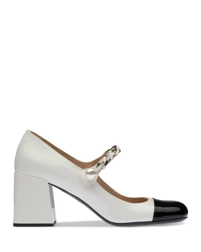Miu Miu Women's Cap Toe Mary Jane Pumps 2