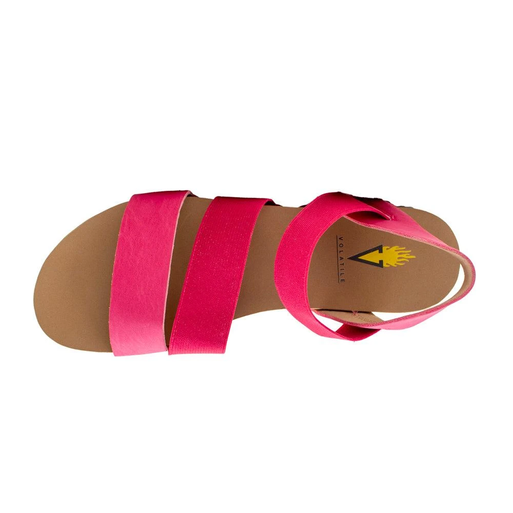 VOLATILE Picnic Ankle Strap Wedge Sandals 4