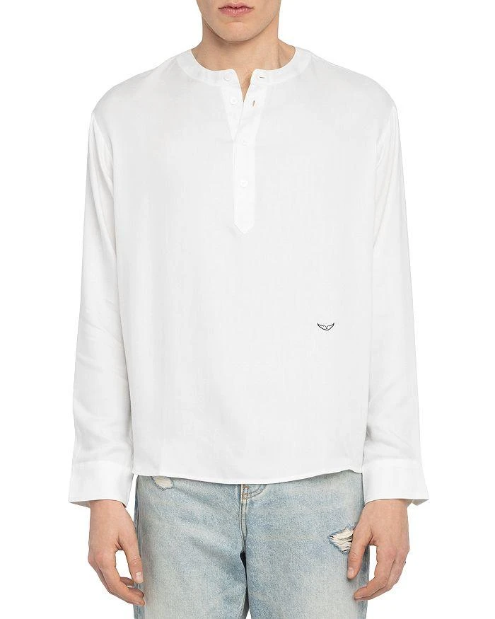 ZADIG 
VOLTAIRE Sora Half Button Tunic 1