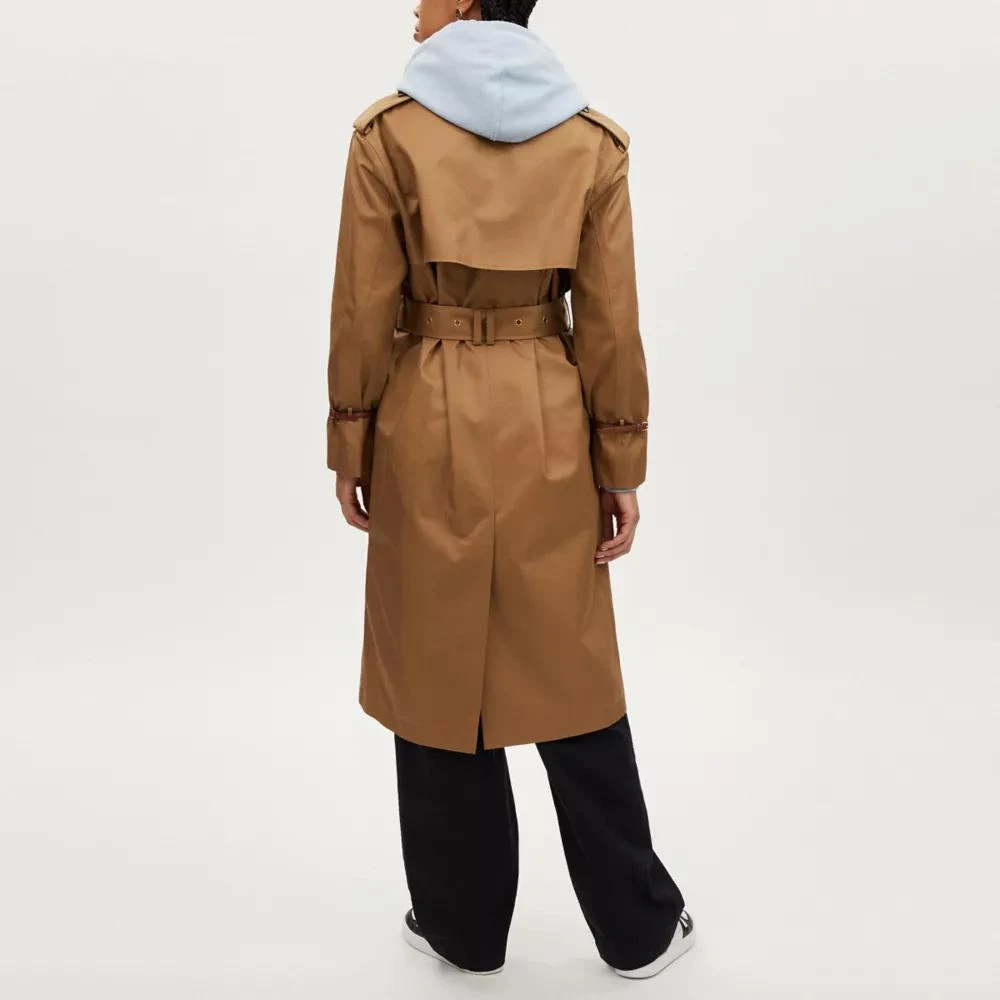 Coach Relaxed Double Breasted Trench 3