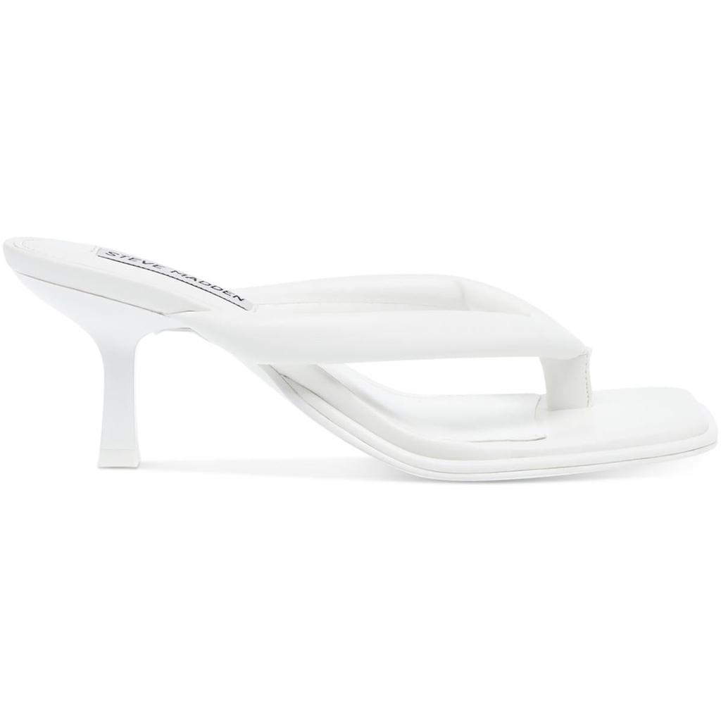 Steve Madden Womens Synthetic Kitten Heel Kitten Heels