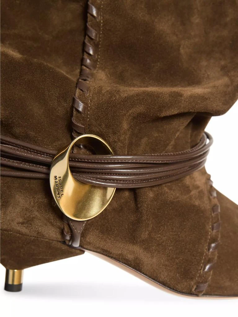 Isabel Marant Edrika 45MM Suede Slouch Boots 6