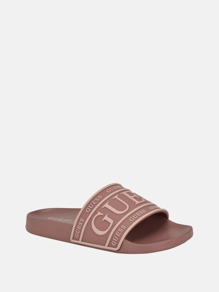 Guess Factory Rubies Logo Slide Sandals 1