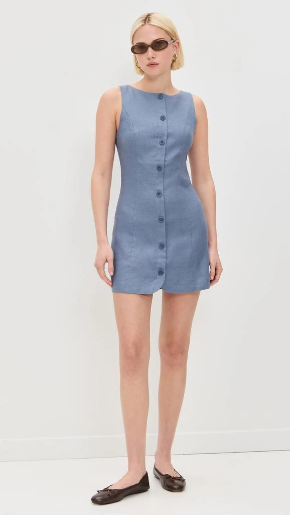 Reformation Zarae Linen Dress 4