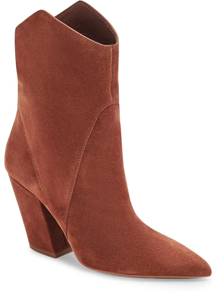 Dolce Vita Nestly Womens Suede Pointed Toe Mid-Calf Boots 4