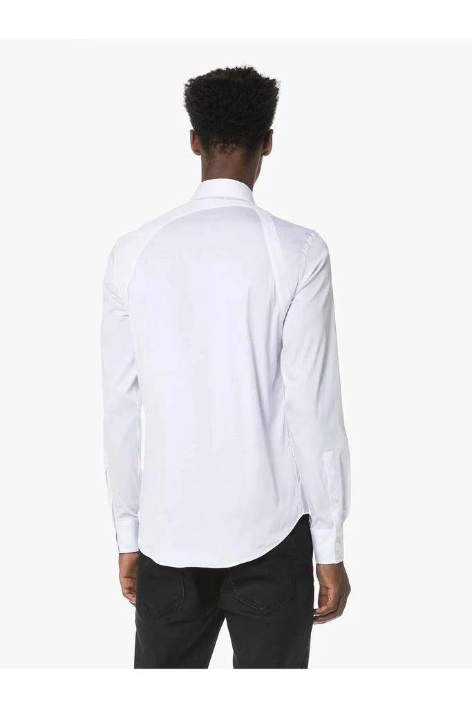 undefined Stretch Cotton Harness Shirt White 4