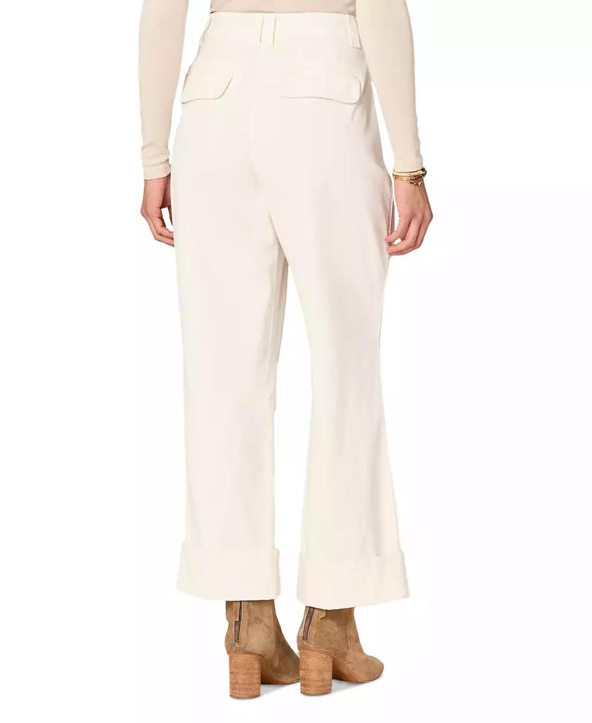 Democracy Women's Pleated Cuffed Wide-Leg Jeans