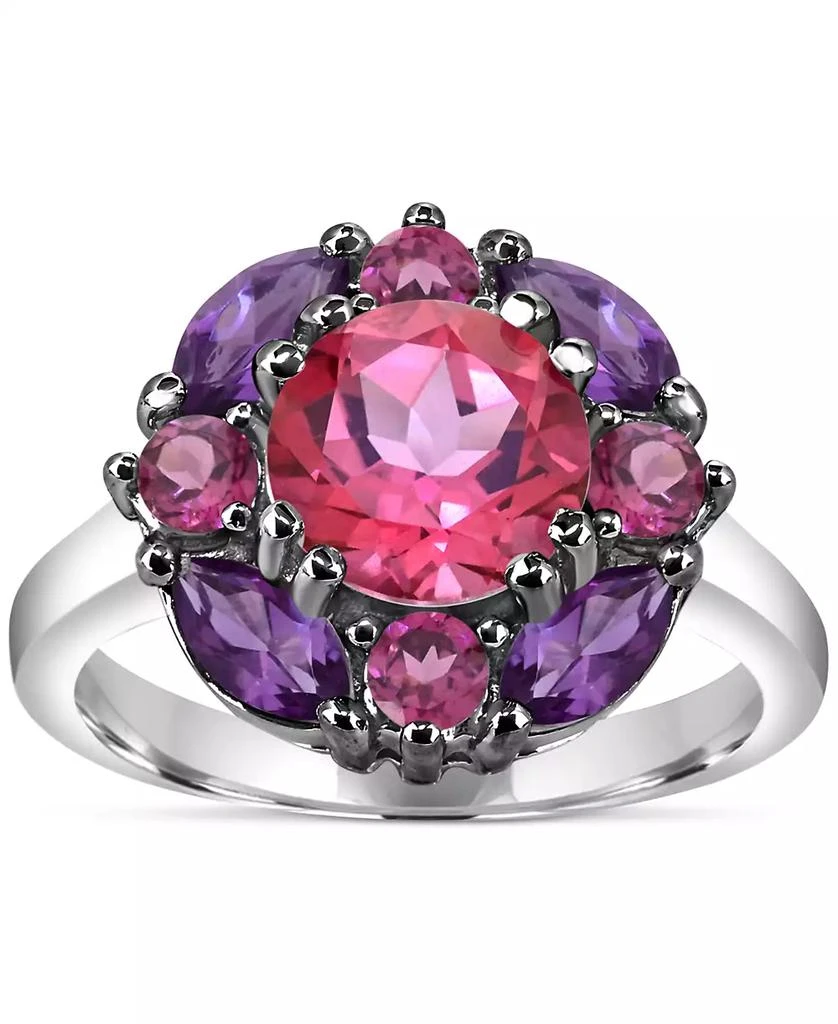 Macy
s Multi-Gemstone Cluster Ring (3-7/8 ct. t.w.) in Sterling Silver 3