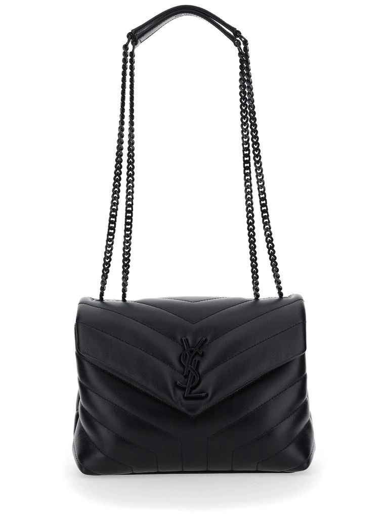 Yves Saint Laurent Saint Laurent Loulou Logo Plaque Small Shoulder Bag 1