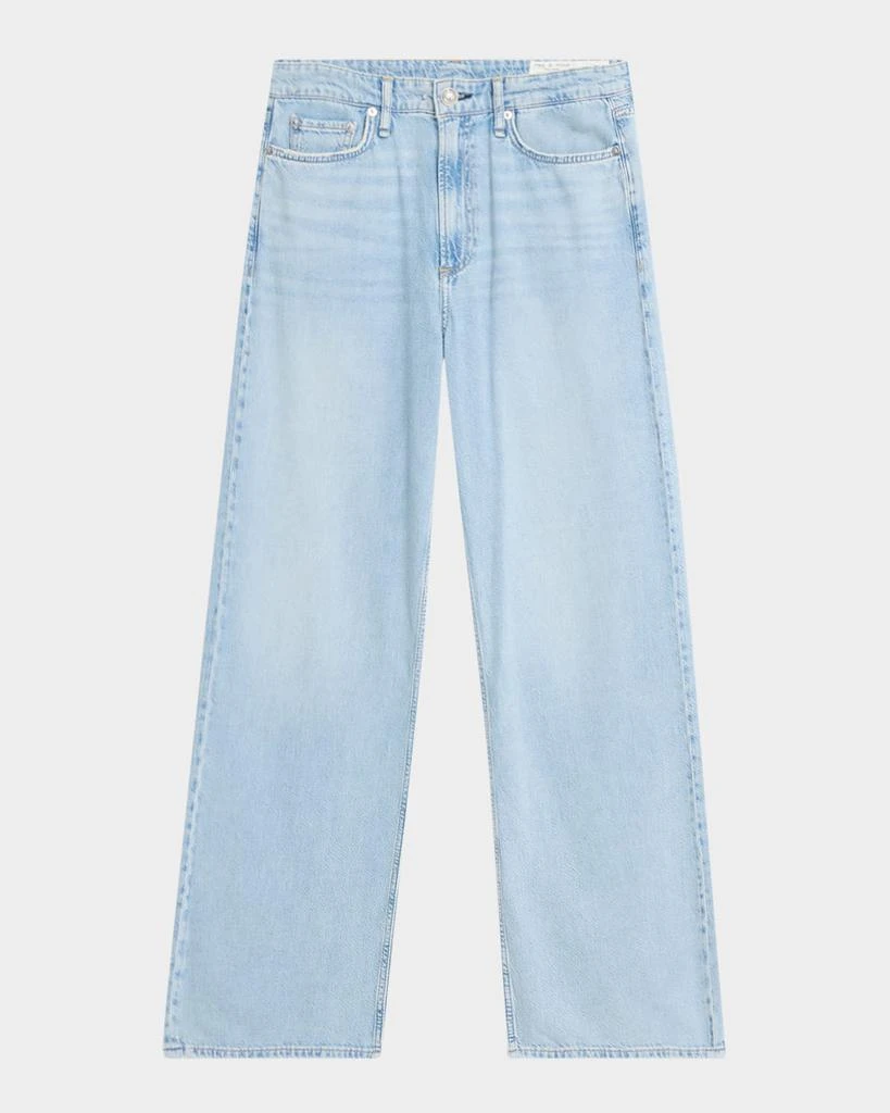 Rag & Bone Featherweight Logan Mid-Rise Wide Relaxed Jeans 1