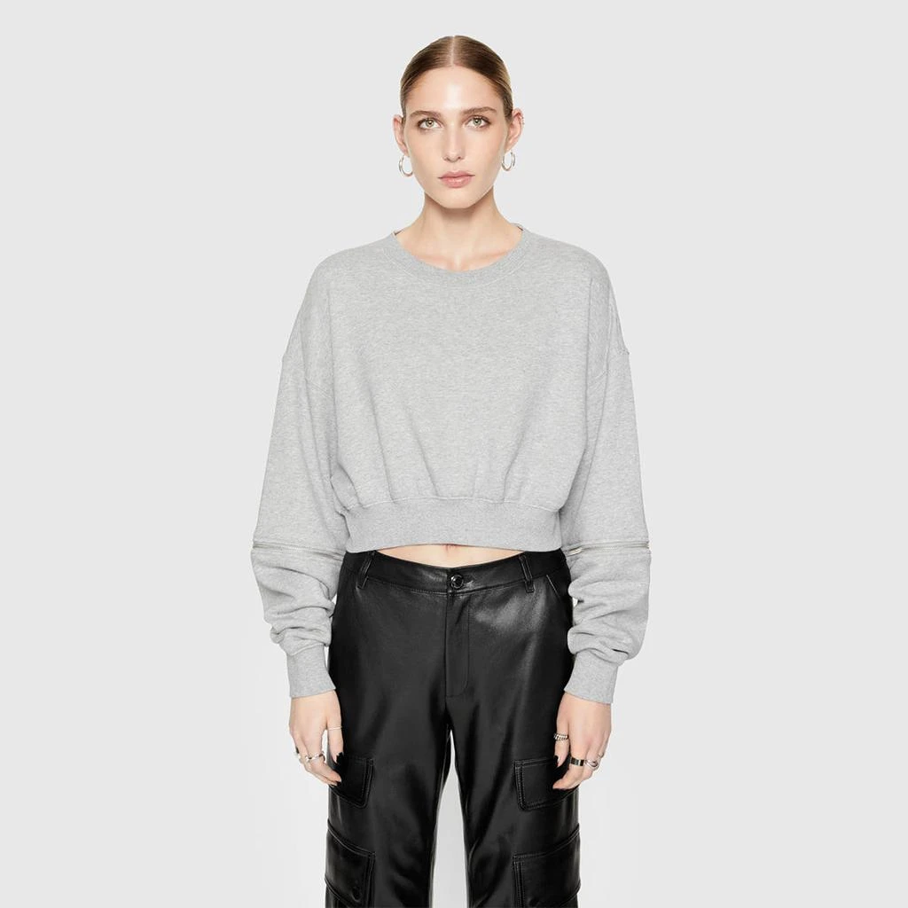 Rebecca Minkoff Annie Zip Sleeve Sweatshirt 4