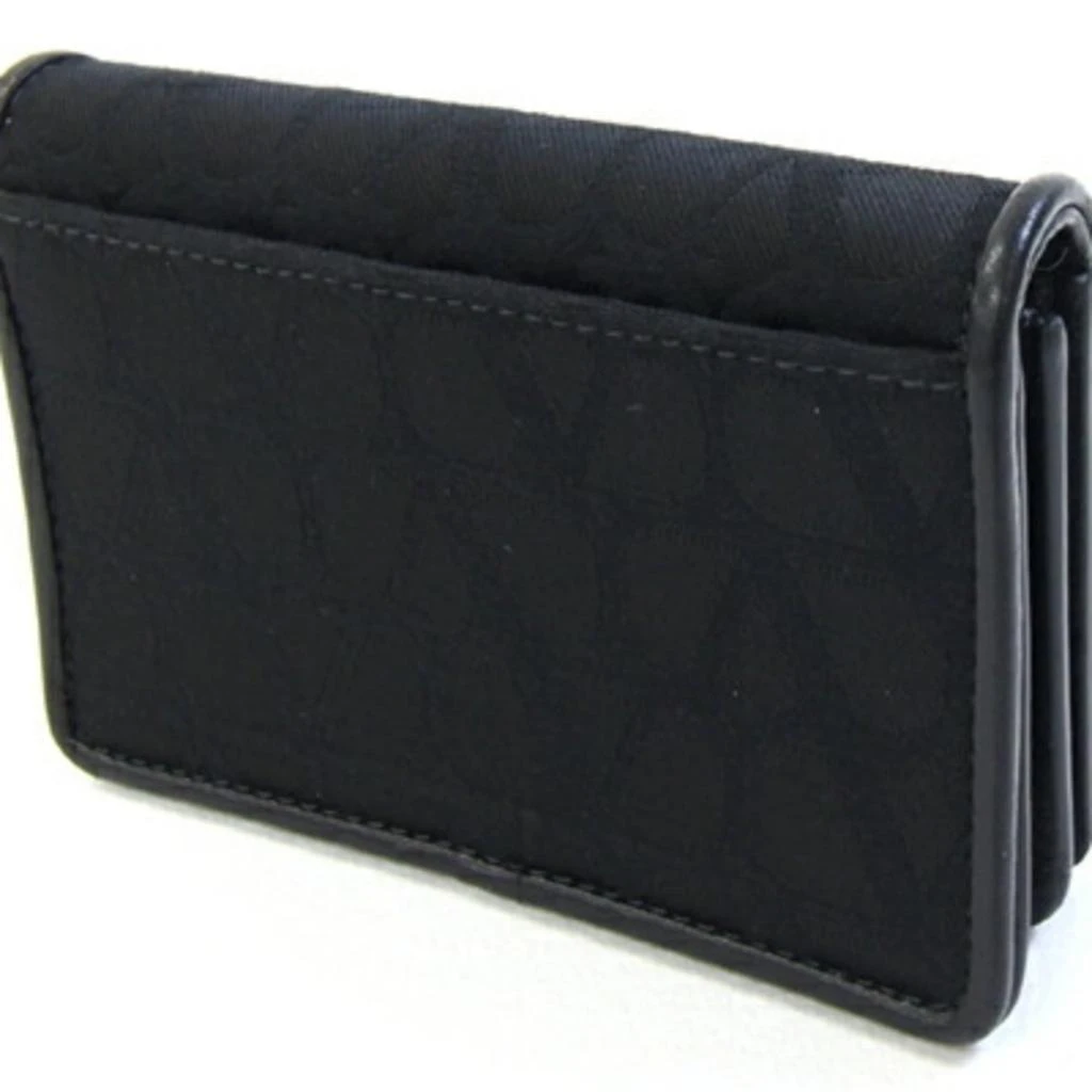 Valentino Canvas Leather Card Case (Pre-Owned) 2