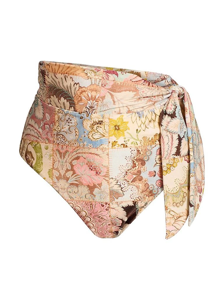 Zimmermann Daylight Tie High-Waist Swim Bottom