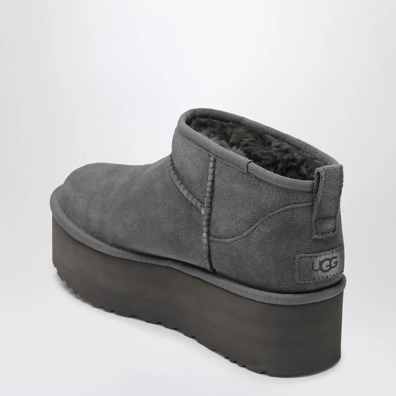 UGG Classic Ultra Mini grey boot with platform 4