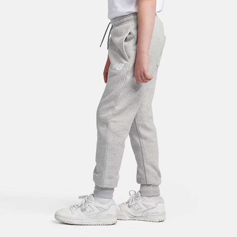 New Balance Brush Back Stacked Logo Jogger