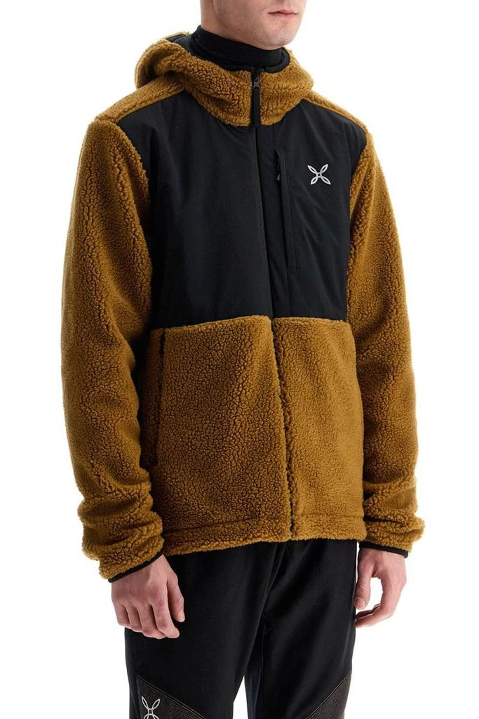 MONTURA sherpa zip-up hoodie with hood and 2