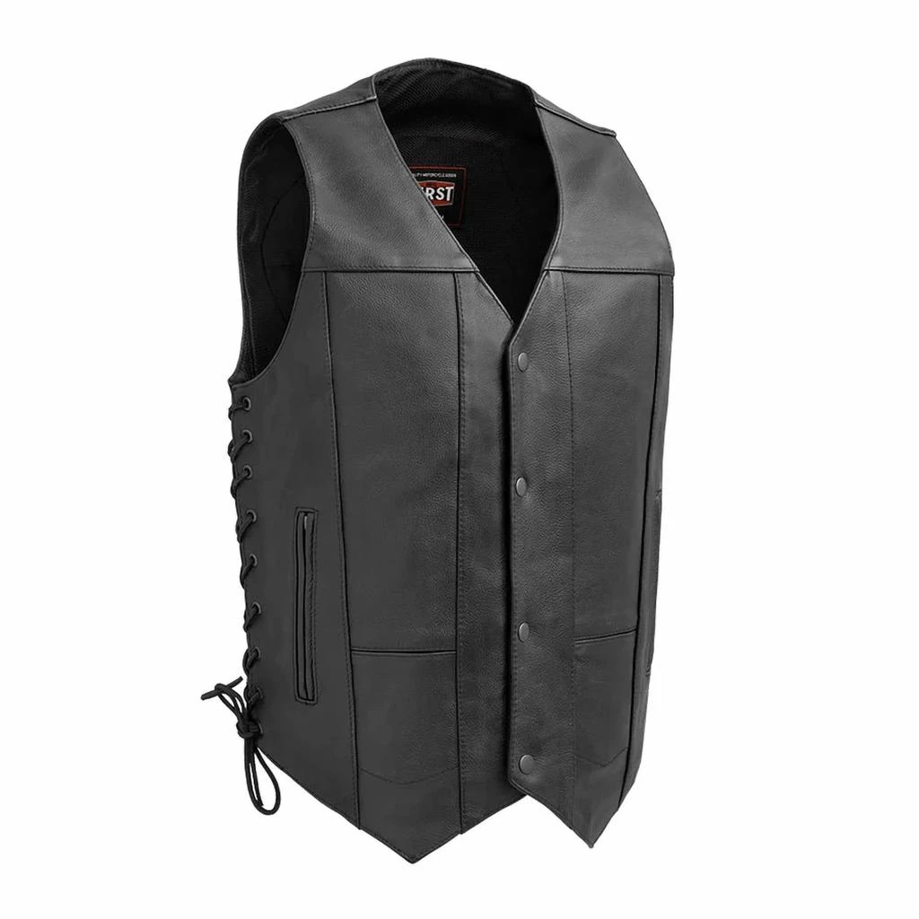 First MFG Co. First Mfg Co. - Men
s Top Biller Motorcycle Western Style Leather Vest