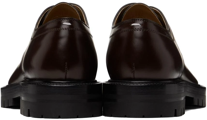 MAISON MARGIELA Brown Tabi Lace-Up Oxfords 2