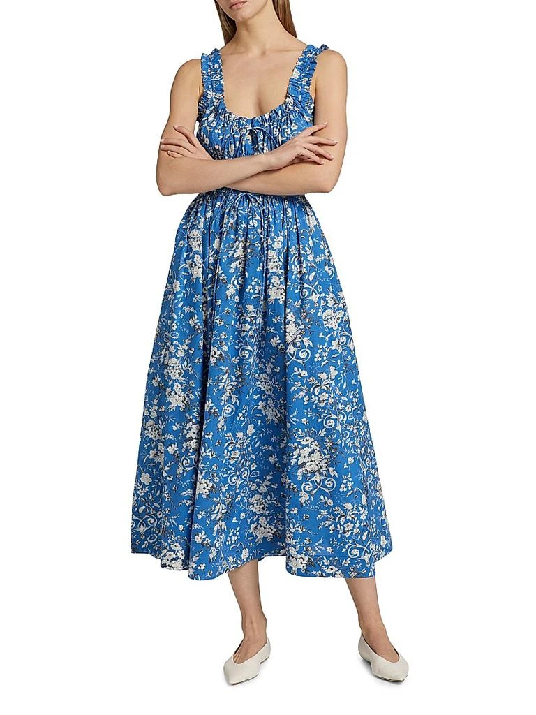 DÔEN Emmaretta Floral Cotton Cocktail Dress 3