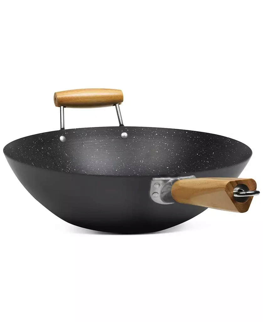 Sedona Kitchen Carbon Steel Nonstick Helper Handle 14" Wok 3